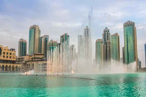 Dubai fuente de baile — Foto de Stock