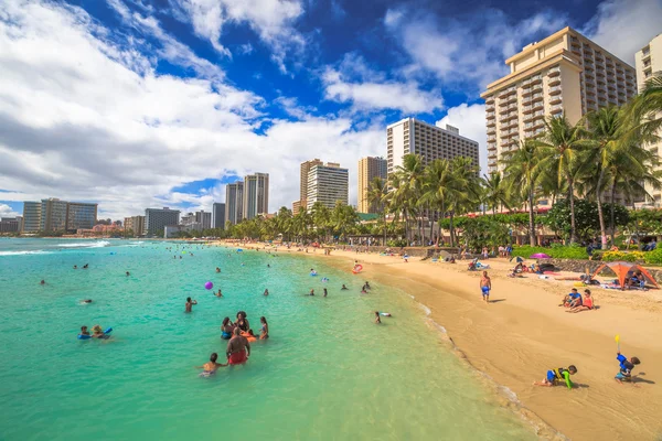 Playa de Kuhio Honolulu —  Fotos de Stock