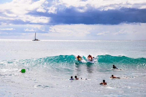 Boogie board à Hawaï — Photo