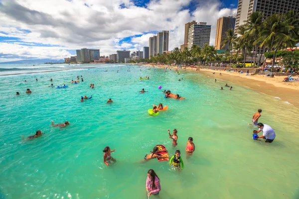 Waikiki Strand Oahu — Stockfoto