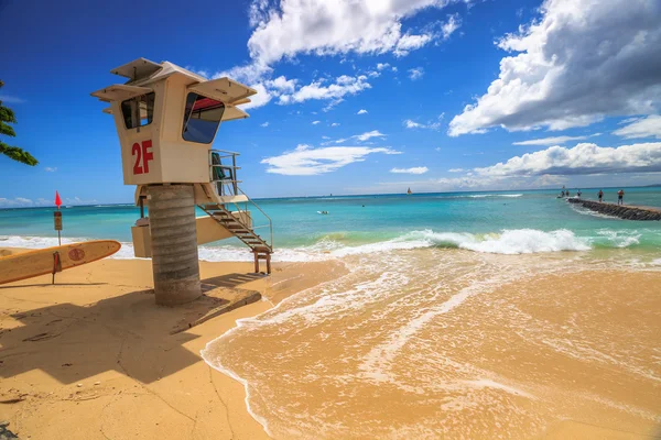 Surfovat záchranné Waikiki — Stock fotografie