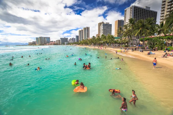 Kuhio Beach Boogie Boarding — Stockfoto