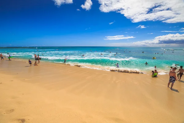 Plážové prázdniny Waikiki — Stock fotografie