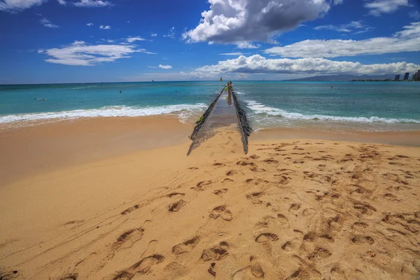Praia de san souci — Fotografia de Stock