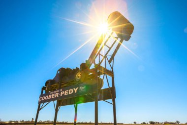 Coober Pedy blower information board