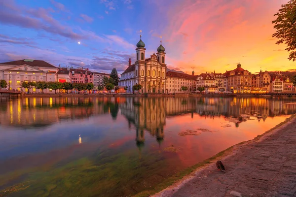 Cathedral Lucerne Switzerland — стокове фото