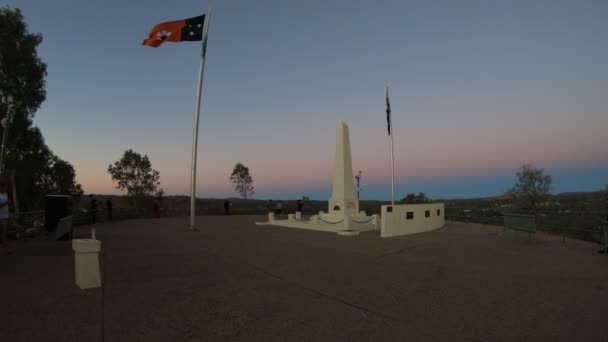Μνημείο Alice Springs Anzac Hill — Αρχείο Βίντεο
