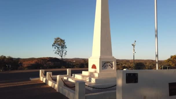 Alice Springs Anzac Hill emlékmű — Stock videók