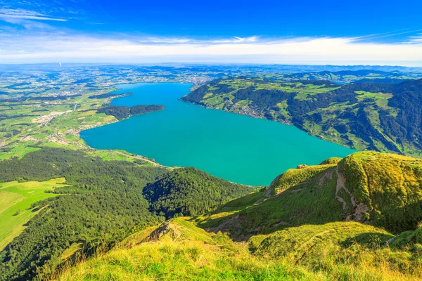 Rigi Kulm toppmötet Lucerne — Stockfoto