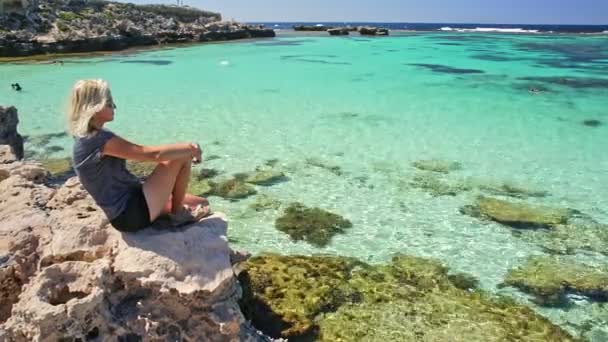 Lososí zátoka Rottnest Island — Stock video