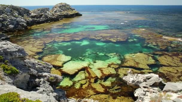 Rottnest Island Jeannies Lookout — Stock Video