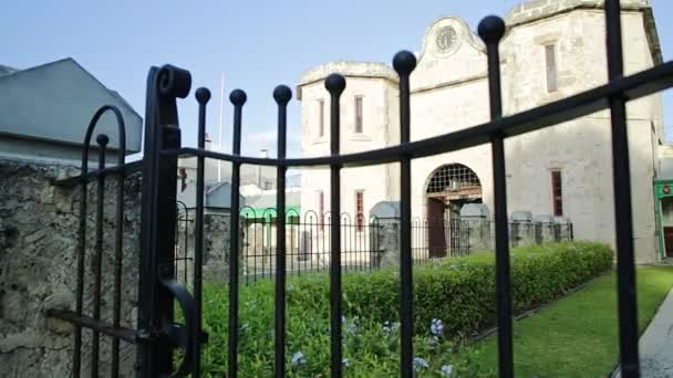 Fremantle prison facade — Stock Video