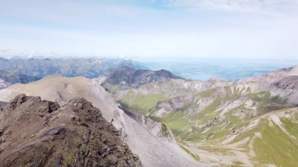 Krajobraz Alpy Schilthorn — Wideo stockowe