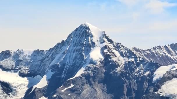 Eiger Schilthorn İsviçre — Stok video