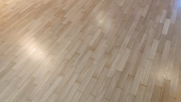 Ruwe houten vloer — Stockvideo