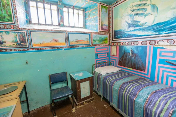Fremantle Prison enda cell målning — Stockfoto