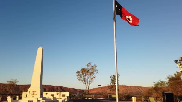 Alice Springs Anzac Hill Memorial — Video Stock