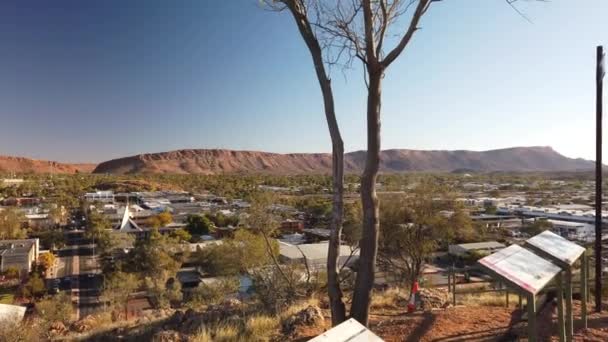 Alice Springs εναέρια άποψη — Αρχείο Βίντεο