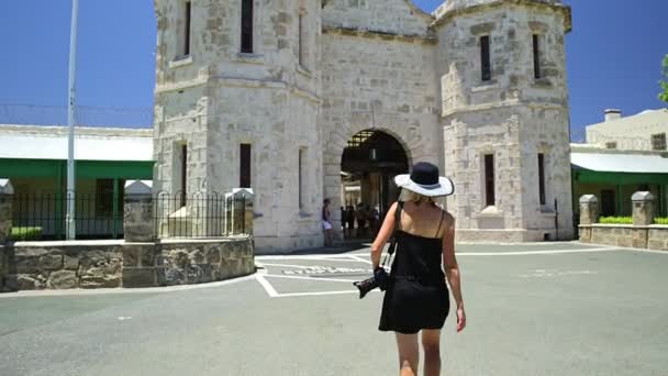 Fremantle Prisão turista — Vídeo de Stock