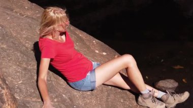 Kings Kanyonu 'ndaki su birikintisi