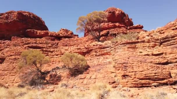 Koningen Canyon Outback Australië — Stockvideo