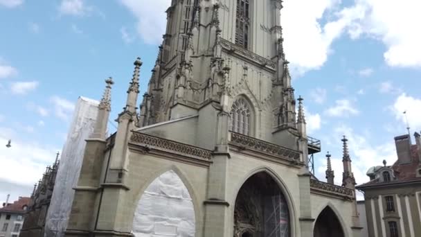 Catedral de Berna Suíça — Vídeo de Stock