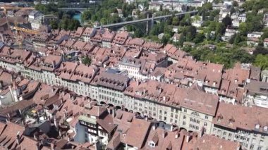 Bern şehir manzarası İsviçre