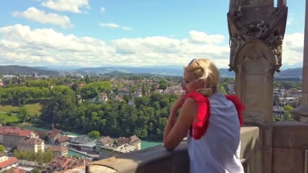 Turismo na Suíça — Vídeo de Stock