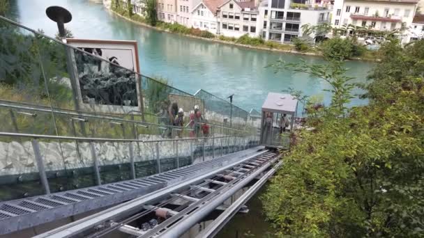 Elevator of Bern Switzerland — Stock Video