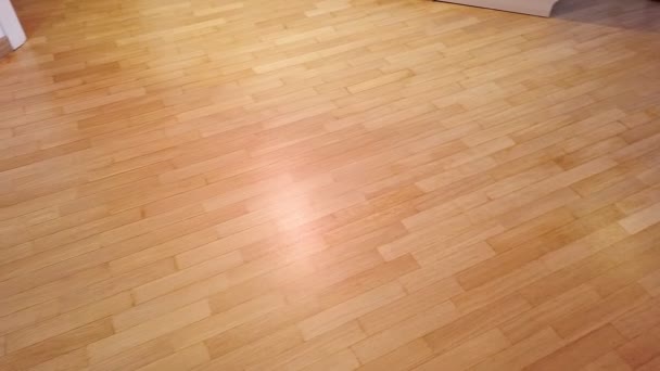 Ruwe houten vloer — Stockvideo