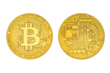 Çift taraflı Bitcoin para izole