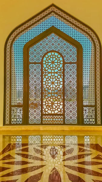 Entrada a la Mezquita Estatal de Qatar — Foto de Stock
