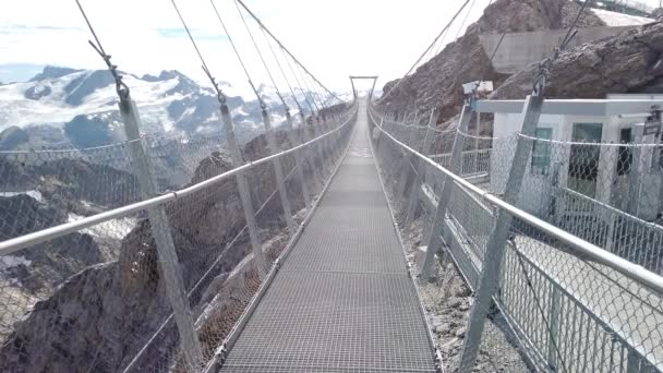Titlis-Gletscher Schweiz — Stockvideo