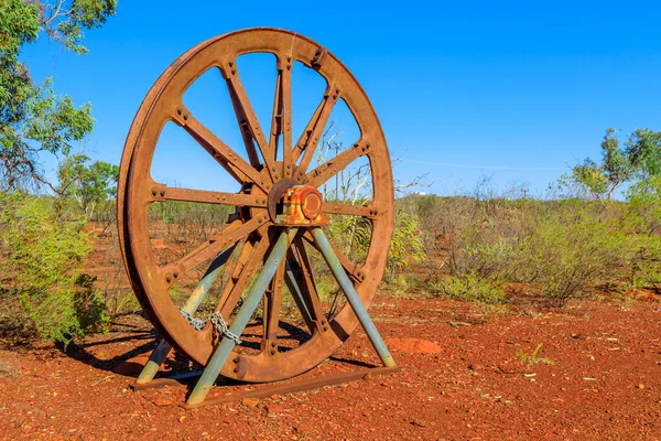 Tennant Creek mulino miniera mola — Foto Stock