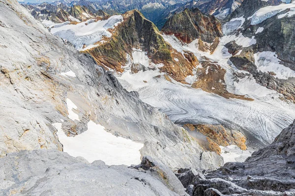 Panorama du glacier Titlis en Suisse — Photo