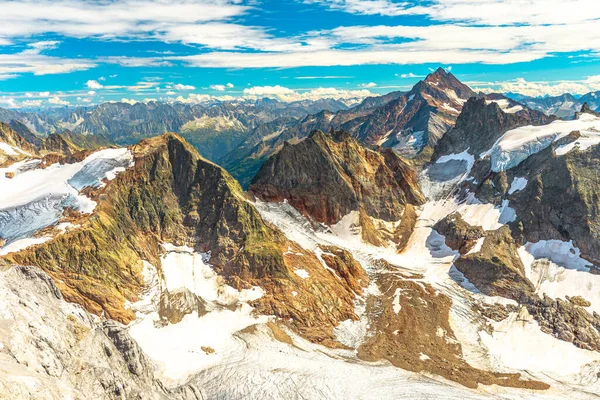 Titlis Glaciar Panorama na Suíça — Fotografia de Stock