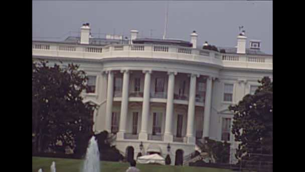 Washington DC Casa Bianca — Video Stock