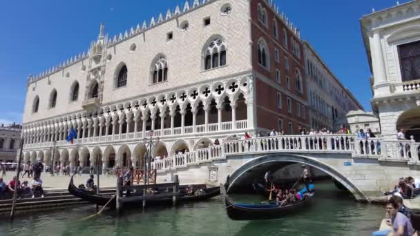 威尼斯圣马可乘船旅行 — 图库视频影像