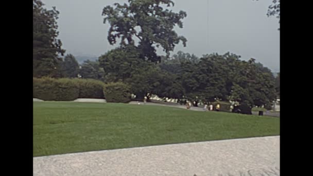 1980年アーリントン国立墓地 — ストック動画