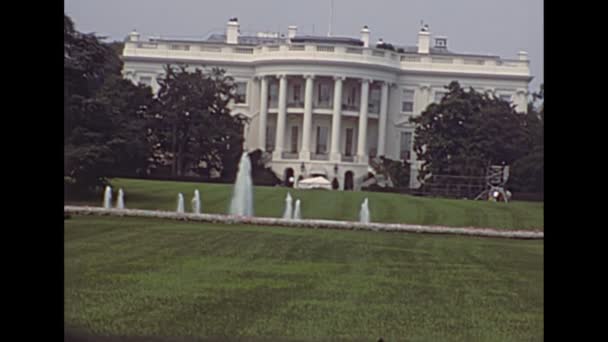 Washington DC Casa Branca — Vídeo de Stock