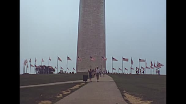 Washington Monument Waszyngton DC — Wideo stockowe