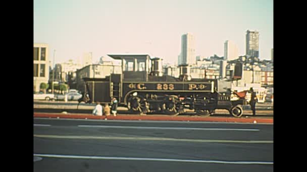 Zweihundertjährige Eisenbahnausstellung in San Francisco — Stockvideo