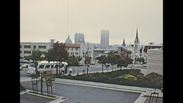 1970er Jahre St. Paulus Lutherische Kirche San Francisco — Stockvideo