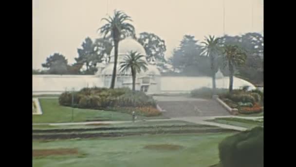 Archiwalne Golden Gate Park San Francisco lata 70. — Wideo stockowe