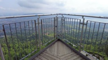 Uetliberg Kulesi 'nden Zürih Panoraması