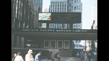 1970 'lerin New York Madison Square Garden kapısı