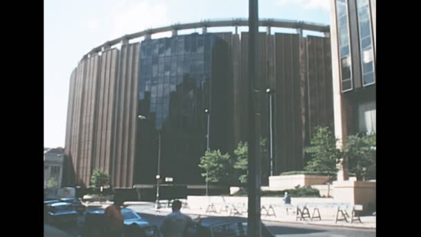 New Yorker Madison Square Garden Archive der 1970er Jahre — Stockvideo
