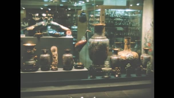 Hong Kong kínai vázák az 1980-as években — Stock videók