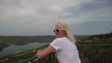 Krka Ulusal Parkı 'nın silueti
