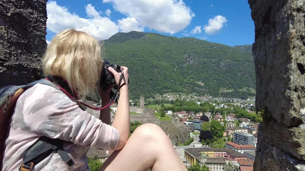 Fotógrafa de Bellinzona — Foto de Stock